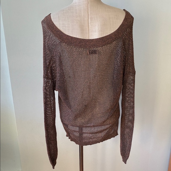 Falconeri  bronze knit v neck Sweater - Picture 5 of 10